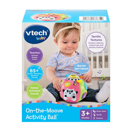 VTech Baby On-The-Moove Texture Activity Ball - Pink