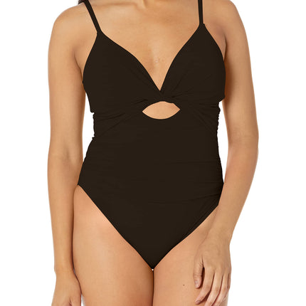 La Blanca Twist Keyhole Front Over The Shoulder On
