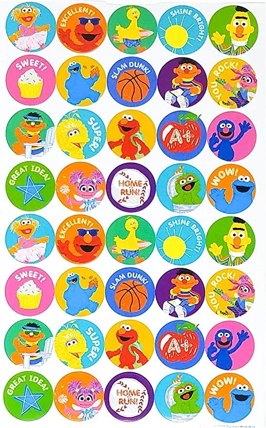 Sesame Street 400+ Fun & Reward Sticker Book (Pack of 2)