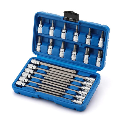 CASOMAN 3/8"Drive Extra Long and Standard Torx Bit