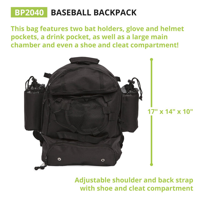 Champion Sports Baseball Backpack