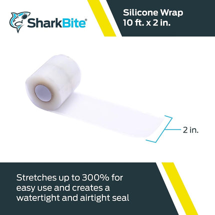 SHARKBITE/CASH ACME SB-25406 25406A SharkBite Silicone Wrap 10'x2 x.02, 10 Feet