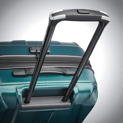 Samsonite Unisex-Adult Centric 2 Hardside Expandable Luggage with Spinners, Emerald Green, Checked-Medium 24-Inch, Centric 2 Hardside Expandable Luggage with Spinners