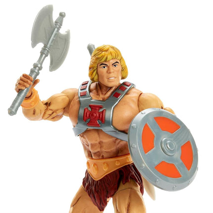 Masters of the Universe MOTU Masterverse He-Man Action Figure, 40th Anniversary Figure with Accessories, Character Toy Collectible