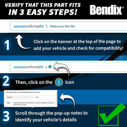 Bendix Fleet Metlok PBD1194 Semi-Metallic Rear Brake Pads for Select Models Cadillac Escalade,Escalade ESV,EXT,Chevrolet Avalanche,Silverado 1500,Classic,Suburban,Tahoe,GMC Sierra,Yukon