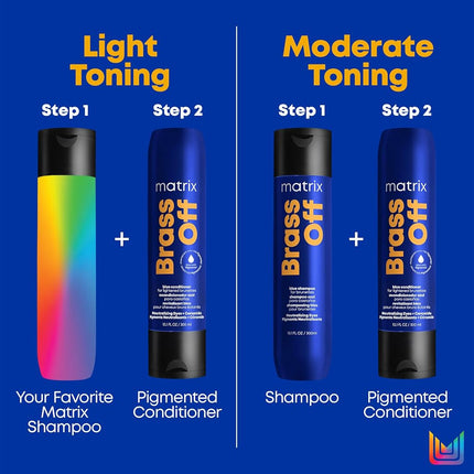 Matrix Brass Off Blue Toning Shampoo 300ml