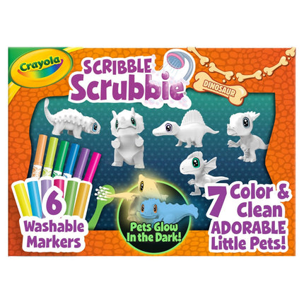 Crayola Scribble Scrubbie Pets Dinosaur Glow Combo