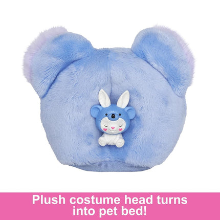 Barbie Cutie Reveal Doll & Accessories with Animal Plush Costume & 10 Surprises Including Color Change, Bunny as a Koala in Costume-Themed Series, HRK26