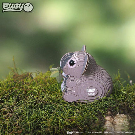 EUGY 016 Koala 3D Paper Puzzle - 33 Pieces Eco-Friendly Educational Toy Puzzle for Boys, Girls & Kids Ages 6+