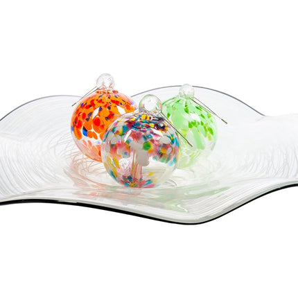 Dale Tiffany Hand Blown Glass, 4" Diameter Aura, Tree of Life Collection, Witch Globe Hanging Garden Indoor/Outdoor Decorative Ornament Gazing Ball