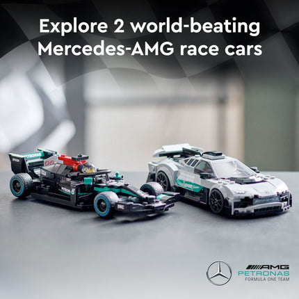 LEGO 76909 Mercedes-AMG F1 W12 E Performance & Mercedes-AMG Project One