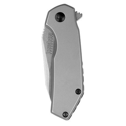 Kershaw Valve Frame Lock Knife Bead Blast Stainless Steel (2.25" Stonewash) 1375
