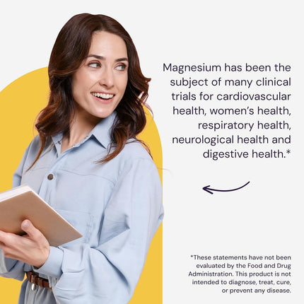 Healthy Origins Magnesium Bisglycinate Chelate (Non-GMO, Gluten Free, Cardiovascular Support, Bone Support, Neurological Support, Vegan), 120 Tablets
