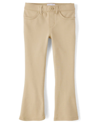 The Children's Place Girls' Uniform Ponte Flare Le