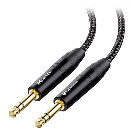 Cable Matters Balanced 1/4 TRS to TRS Patch Cable (1/4 Balanced Cable) - 10 Feet