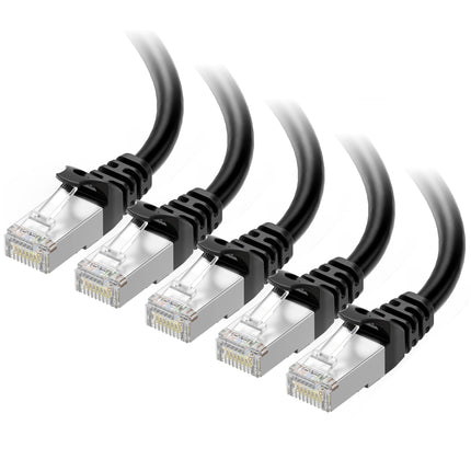 Cable Matters 5 Pack, Cat6a Snagless Shielded (SST