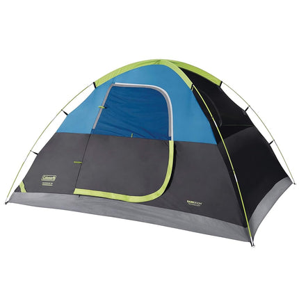 Tienda Coleman Sundome Dark Room, 4/6 personas, bloquea el 90 % de la luz solar, resistente a la intemperie con doble techo y fácil instalación en minutos