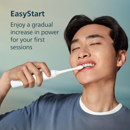 Philips Sonicare 4100 Rechargeable Electric Toothbrush, 1 Brush Head, White