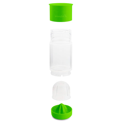 Munchkin® It's a Miracle! 360 Sippy Cup Gift Set, Includes 10oz Miracle® Cup and 14oz Miracle Fruit Infuser, Blue/Green