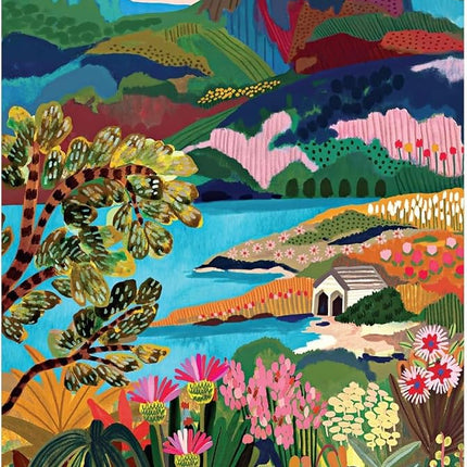 Buffalo Games - Rhi James - Dove Lake - Puzzle de 1000 pièces pour adultes - Casse-tête stimulant, parfait pour les soirées jeux - Taille du puzzle assemblé : 67,95 x 50,17 cm