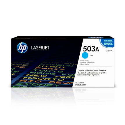 HP Q7581A 503A Original LaserJet Toner Cartridge, 