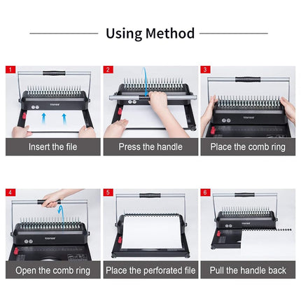 TS-Binder-V Double Handle Binding Machine Double Handle