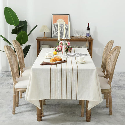 Chassic 54 x 72 inches Farmhouse Style Linen table