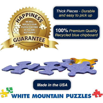 White Mountain Puzzles I Love Massachusetts- 1000 Piece Jigsaw Puzzle