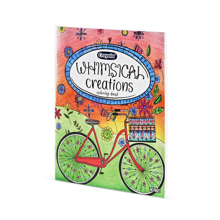 Crayola Whimsical Creations Adult Coloring Book (40 Pages), 8x10, Perforated, Gift for Teens & Adults