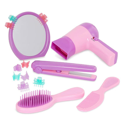 Battat – Play Circle – Hair Dryer With Sounds & Air – Carrying Case – Salon Accessories – Pretend Play Toys – Beauty Shop – 3+ Years(15 Pieces)