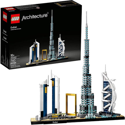 LEGO Architecture Skylines: Dubai 21052 Building Kit, Collectible Architecture Building Set for Adults, New 2020 (740 Pieces)