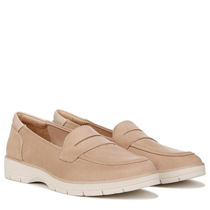 Dr. Scholl's Women's Nice Day Loafer, Cuban Sand Microfiber, 5.5 UK