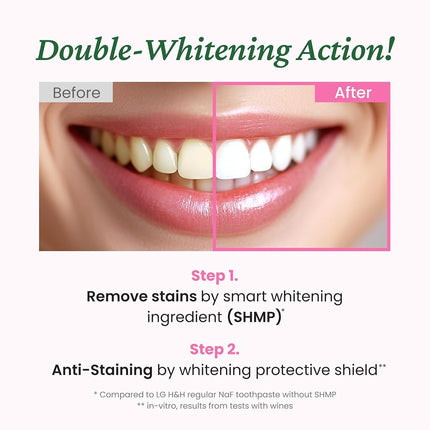 EUTHYMOL Whitening Toothpaste (3.7fl oz, Pack of 3) - Stain Removal in 2 Weeks, Long-Lasting Freshness for Sensitive Gum & Teeth. Bad Breath, Cavity Prevention. Recyclable Aluminum Tube.