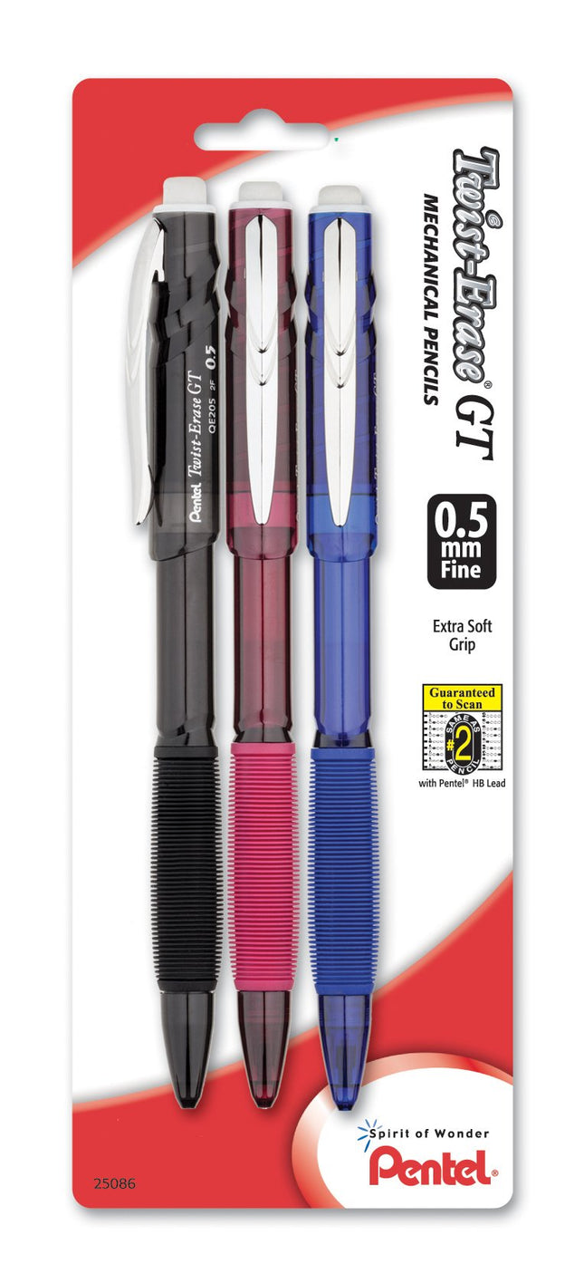 Pentel Twist-Erase GT (0.5mm) Mechanical Pencil, A
