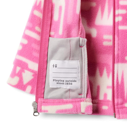 Columbia Baby Benton Springs II Printed Fleece, Pink Ice Highland, 3/6