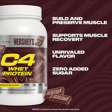 Cellucor C4 Pro Hershey's Chocolate Whey Protein Powder 2.38 Kg