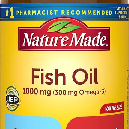 Nature Made Fish Oil, 300 mg Omega-3, 250-Count