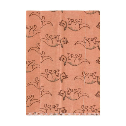 Hudson Baby Lot de 7 langes en flanelle de coton pour bébé unisexe, motif « Aventures dinosaures », taille unique