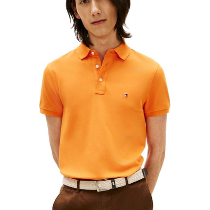 Tommy Hilfiger Men's 1985 Slim Short Sleeve Polo, 