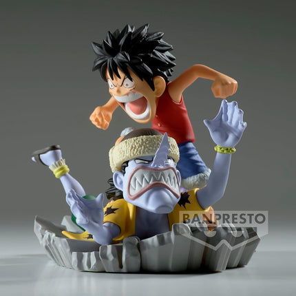 BANPRESTO ONE Piece World COLLECTABLE Figure Log Stories - Monkey D. Luffy VS Arlong