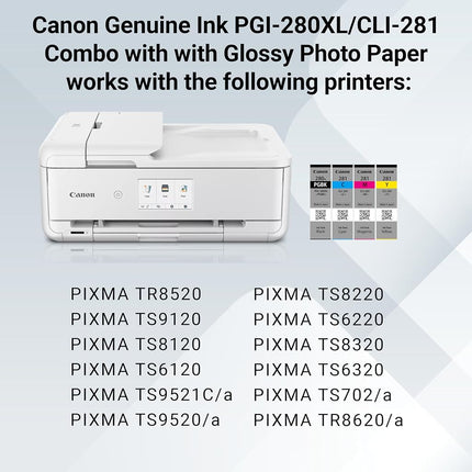 PGI-280 XL/CLI-281 BKCMY 5 Color Value Pack