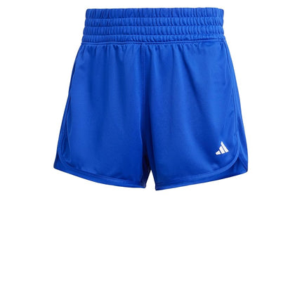 adidas Women's Pacer Essentials Knit High-Rise Shorts, Semi Lucid Blue, L/8 cm Inseam, Semi Lucid Blue, L/8 cm Entrepierna