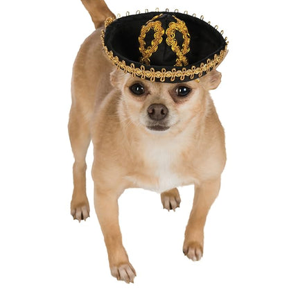 Rubie's Costume Gold and Black Sombrero Costume, Gold/Black, Medium Large