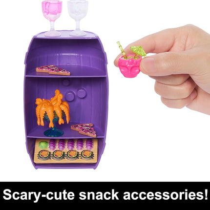 Monster High Doll and Playset, Lagoona Blue Scare-adise Island Snack Shack with Food Accessories and Color Change Drinks, HRP70