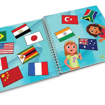 LeapFrog 21606 LeapStart Reception Kids World Atlas and Global Awareness Activity Book