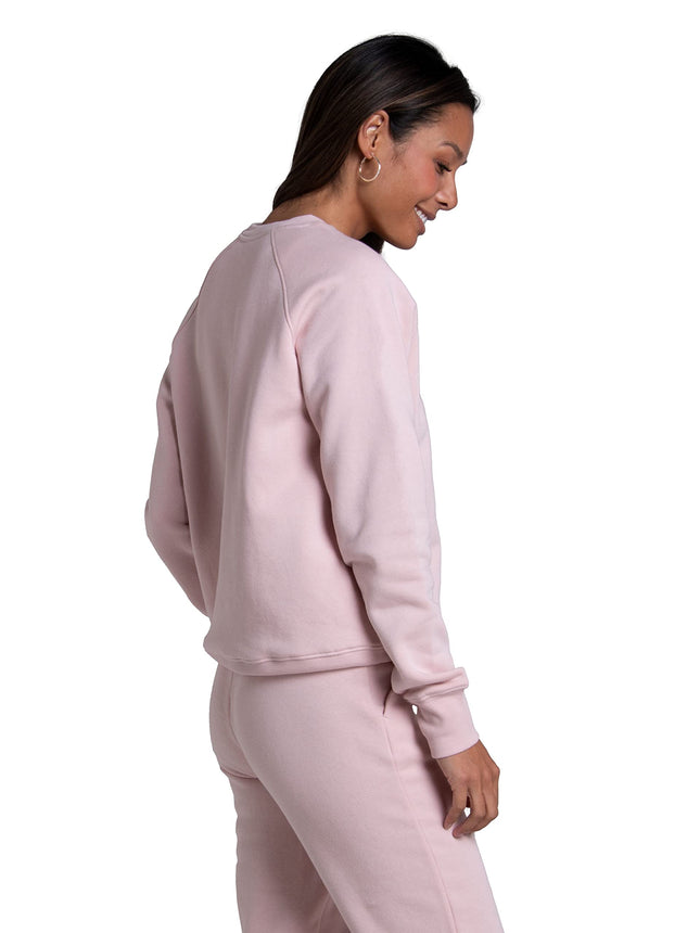 Fruit of the Loom Sweat-shirts et sweats à capuche en molleton Crafted Comfort pour femme, modèles ras-du-cou et à enfiler pour femme, Rose, Grand
