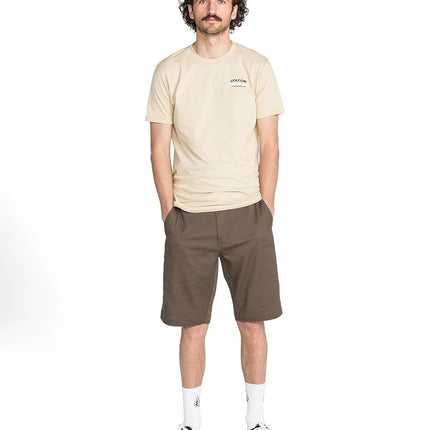 Volcom Men's Vmonty Stretch Short, Mushroom, 33