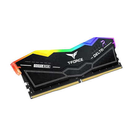 TEAMGROUP T-Force Delta RGB DDR5 32GB (2x16GB) 6400MHz (PC5-51200) CL40 for Z690 Desktop Computer - FF3D532G6400HC40BDC01