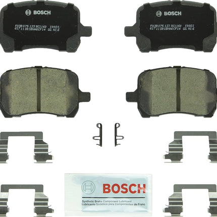 BOSCH BC1160 QuietCast Premium Ceramic Disc Brake Pad Set - Compatible with Select Chevrolet Cobalt, HHR, Malibu; Pontiac G5, G6; Saturn Aura; FRONT