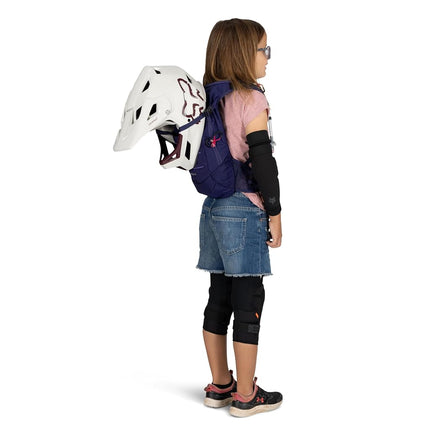Osprey Raven Jr Girl's Mountain Biking Backpack with Hydraulics Reservoir, Deep Fig, Deep Fig, One Size, Mountain Biking Backpack With Hydraulics Reservoir